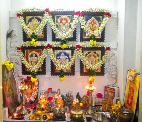 Small House Design Kerala, Pooja Unit, Window Glass Design, Photo Arrangement, House Warming Ceremony, Temple Design For Home, Pooja Room Door Design, Striped Room, Pooja Room Design