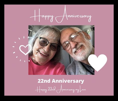 Happy 22nd Anniversary to the ❤️ "LOVE" of my life, Larry Bannister. Happy 22nd Anniversary, 22nd Anniversary, Love Of My Life, Of My Life, My Life, Quick Saves