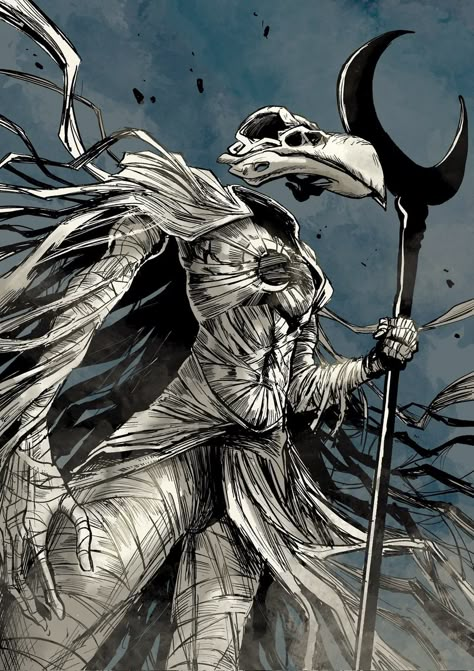 Moon Night Marvel, Moon Knight Comics, Moon God, Tattoo Moon, Marvel Moon Knight, Moon Night, Moon Knight, Skeleton, Marvel