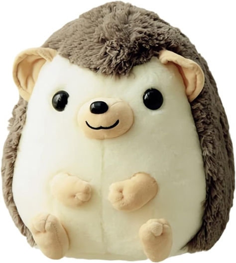 CHDGIOHA Cute Hedgehog Stuffed Animal Plush Body Pillow,Kawaii Hedgehog Plushie Throw Pillows,Chubby Little Hedgehog Pillow Dolls,Super Soft Plush Toys,Birthday Gifts for him & her (Gray,Medium) Hedgehog Stuffed Animal, Kawaii Hedgehog, Birthday Gifts For Him, Big Plush, Cute Hedgehog, Plush Toy Dolls, Cuddly Toy, Cute Stuffed Animals, Birthday Gift For Him