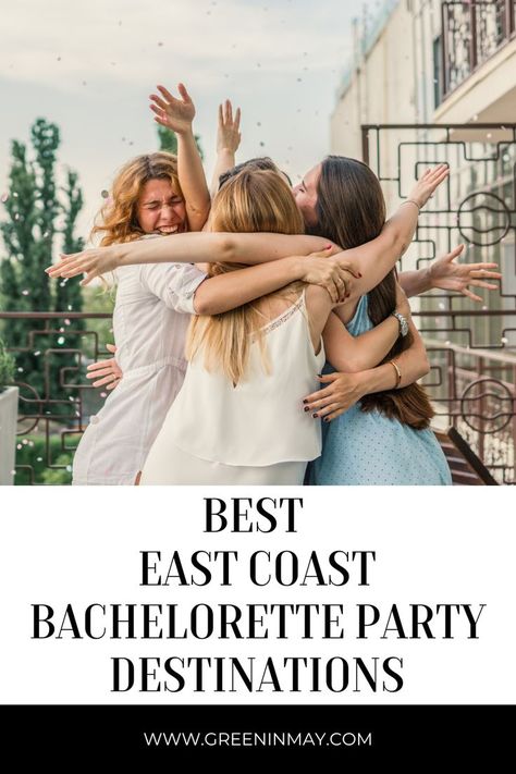 If you're looking for a fun and memorable bachelorette party destination, the East Coast has plenty of options to choose from. Whether you're looking for a beach getaway, a city adventure, or a relaxing retreat, here are the best East Coast bachelorette destinations that will fit your style and budget. Bachelorette Location Ideas East Coast, Best Beach Bachelorette Locations, Provincetown Bachelorette Party, East Coast Bachelorette Destinations, Affordable Bachelorette Destinations, Bachlorette Destinations, Best Bachelorette Party Locations, Bachelorette Location Ideas, East Coast Bachelorette