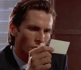 American Psycho GIF - American Psycho Christian - Discover & Share GIFs Christian Bale Gif, Patrick Gif, Patrick Bateman, Райан Гослинг, I Love Cinema, Child Actors, Christian Bale, Cute Wallpaper For Phone, Peaky Blinders