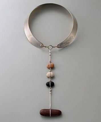 Vivianne Torun Bülow-Hübe Necklace, Silver and pebbles. ca. 1950. Set Photo, Modernist Jewelry, Mid Century Jewelry, Jewellery Shop, A Necklace, Jewellery Set, Jewelry Display, Contemporary Jewellery, Contemporary Jewelry