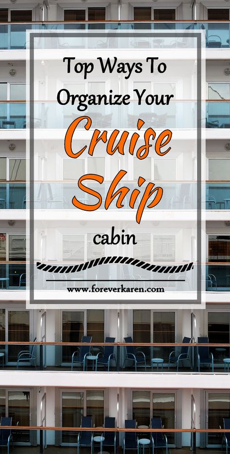 While cruise ship staterooms are incredibly small, here are some tips to organize your cabin. Bring essential items so you're better prepared, maximize your space on board and better ways to store things. #cruisetips #cruise #packinglist #cruiseorganizationtips Cruise Cabin Hacks, Cabin Hacks, Ship Cabin, Cruise Rooms, Small Hotel Room, Cabin Storage, Create Storage, Packing List For Cruise, Cruise Excursions