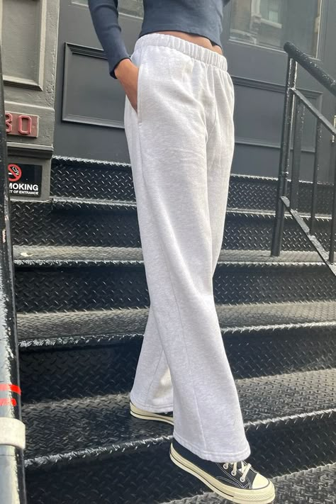 Brandy Melville Flare Sweatpants, Brandy Flare Sweatpants, Gray Brandy Melville Sweatpants, Brandy Wide Leg Sweatpants Outfit, Anastasia Waffle Sweatpants, Brady Melville Sweatpants, Lounge Sweatpants Outfit, Brandy Melville Grey Sweatpants, Sweatpants Outfit Brandy Melville