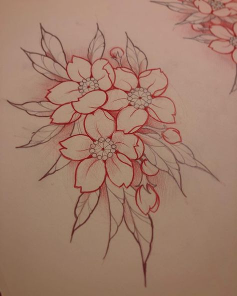 Tyler Space trên Instagram: “Quick sketch #grandrapidstattoo #cherryblossoms #flowertattoo #floraltattoo #sketch” Tattoo Black And Grey, Sakura Tattoo, Japanese Flower Tattoo, Japanese Drawings, Traditional Japanese Tattoos, Japanese Sleeve Tattoos, Blossom Tattoo, Cherry Blossom Tattoo, Floral Tattoo Design