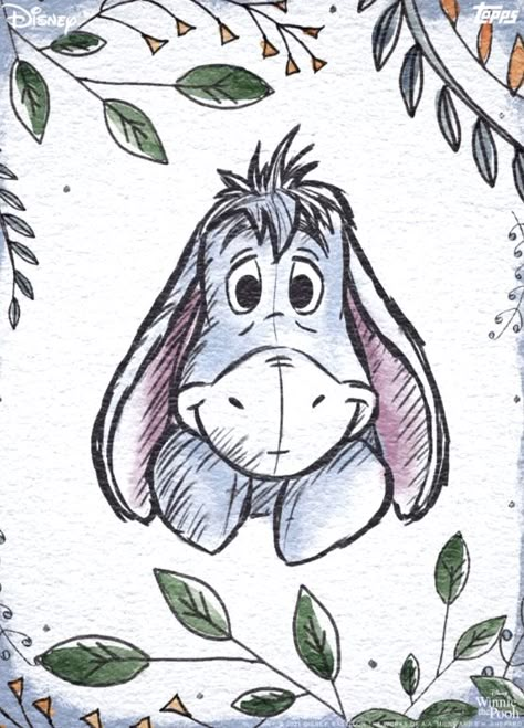 Eeyore Tattoo, Pooh Drawing, Eeyore Pictures, Winnie The Pooh Drawing, Pooh Pictures, Winnie The Pooh Pictures, Cute Winnie The Pooh, Winnie The Pooh Friends, Disney Phone Wallpaper