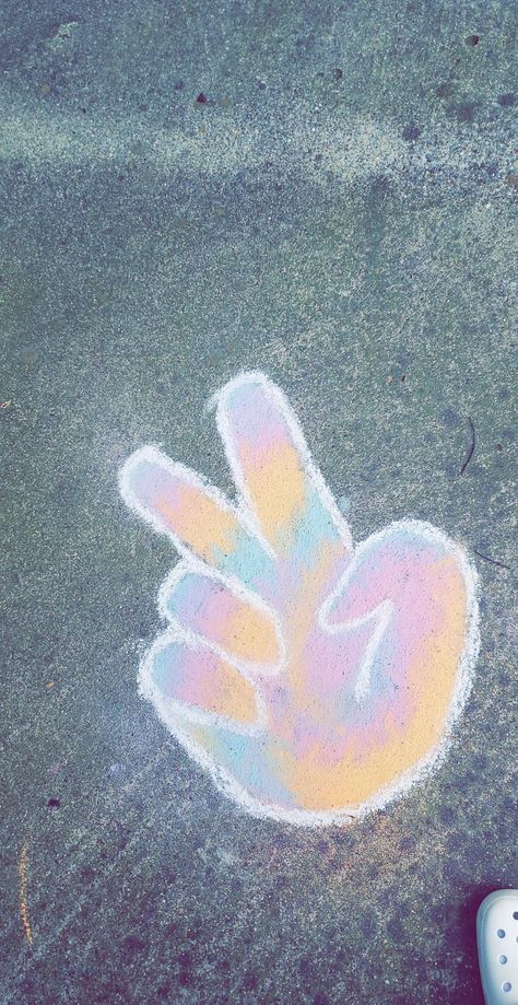 Tie Dye Chalk Art, Chalk Aesthetic, Chalk Ideas, Chalk Art, Peace Sign, Purple Color, Chalk, Tie Dye, Dye