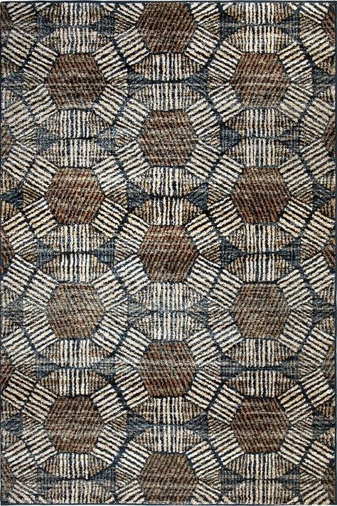 Palmetto Living by Orian Adagio Area Rugs | Rugs Direct Orian Rugs, Rugs Direct, Penny Rug, Rug Size Guide, Penny Rugs, Rug Texture, Rug Direct, Brown Area Rugs, Geometric Rug