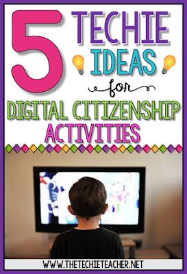 Digital Literacy Activities, Citizenship Activities, Digital Citizenship Lessons, Computer Lab Lessons, Tech Websites, Techie Teacher, Digital Citizen, Technology Lessons, Teaching Technology