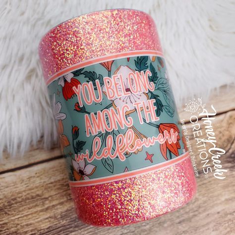 Period Kit, Bistro Food, Glitter Tumblers, Custom Tumbler Cups, Tumbler Cups Diy, Glitter Cups, Tumbler Ideas, Rocket Dog, Custom Tumbler