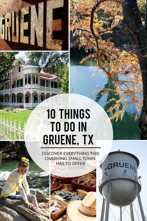 Top 10 things to do in Gruene, TX. Discover everything this charming small town has to offer. #gruene #traveltexas #smalltowns #texplorer #texas #usa #travelusa #traveltips #cityguides | sandsunandmessybuns.com Gruene Texas, Teresa Caruso, Southern Usa, Texas Trip, Texas Adventure, European City Breaks, Texas Places, Travel America, Texas Towns