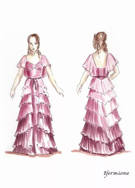 The importance of Hermione Granger | Wizarding World Hermoine Granger Yule Ball Dress, Hermione Granger Ball Dress, Hermoine Granger Yule Ball, Hermoine Granger Dress, Hogwarts Yule Ball Dresses, Hermione Granger Dress, Yule Ball Dress Ideas, Hermione Yule Ball Dress, Hermione Granger Yule Ball