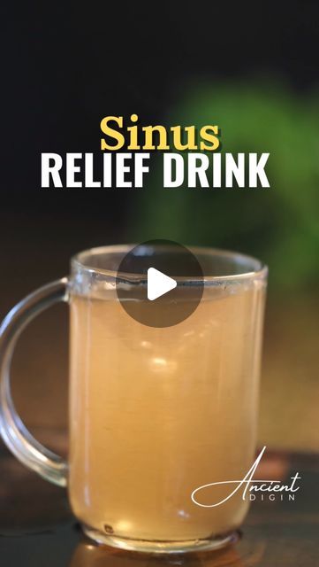 Ancient Digin on Instagram: "Sinus Relief Drink 

Looking for a natural way to support sinus comfort? Try this warm, soothing drink that combines powerful ingredients known for their wellness benefits. Perfect for those chilly days or whenever you feel the need for some sinus relief. 

Benefits (with studies):
🌿Lemon 🍋: Contains vitamin C, which may reduce inflammation and support respiratory health. [Study: Vitamin C and Immune Function, Nutrients 2017]
🌿Honey 🍯: Known for soothing the throat and offering antimicrobial properties. [Study: Honey: Its Medicinal Properties, Asian Pacific Journal of Tropical Biomedicine 2011]
🌿Cinnamon 🍂: Rich in anti-inflammatory compounds that may assist with reducing inflammation. [Study: Cinnamon: A Multifaceted Medicinal Plant, Evidence-Based Compl Severe Sinus Congestion Relief, Turkey Chili Recipe Easy, Sinus Remedies, Sinus Congestion Relief, Sinus Relief, Reducing Inflammation, Sinus Congestion, Turkey Chili, Respiratory Health