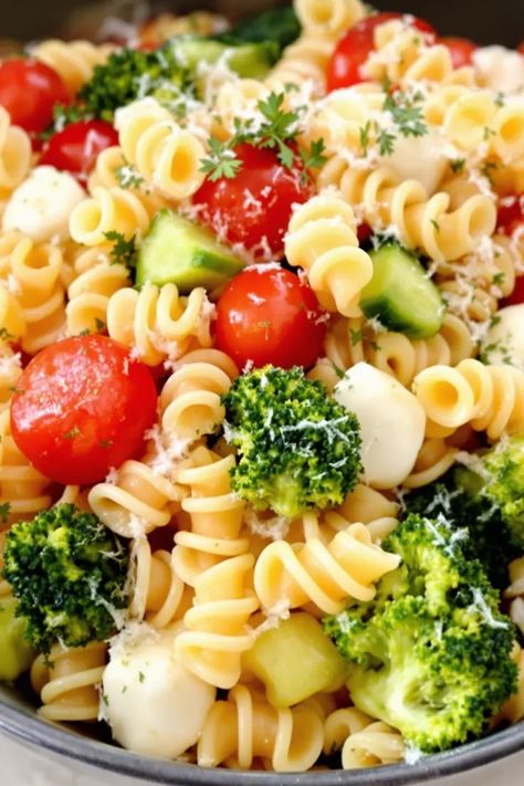 Rotini Pasta Salad Recipe

Ingredients

- 8 ounces rotini pasta
- 1 cup cherry tomatoes, halved
- 1/2 cup cucumber, diced
- 1/2 cup bell pepper, diced
- 1/4 cup red onion, finely chopped
- 1/2 cup black olives, sliced
- 1/2 cup feta cheese, crumbled
- 1/4 cup olive oil
- 2 tablespoons red wine vinegar
- 1 teaspoon dried oregano
- Salt and pepper to taste

Full Cooking Instructions on... Tricolor Rotini Recipes, Rotini Pasta Recipes, Rotini Pasta Salad, Tuna Pasta Salad Recipes, Christmas Pasta, Broccoli Pasta Salads, 2025 Recipes, Oregano Salt, Tuna Pasta Salad