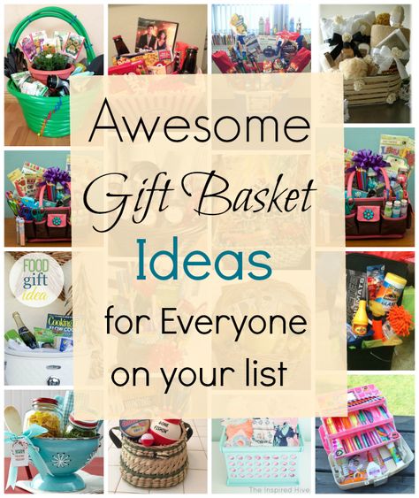 Awesome Gift Baskets to Make for Everyone on Your Christmas List Retirement Basket, Survival Gifts, Creative Gift Baskets, Mum Ideas, Homemade Gift Baskets, Boss Gifts, Diy Gifts To Make, Unique Gift Baskets, Boyfriend Gift Basket