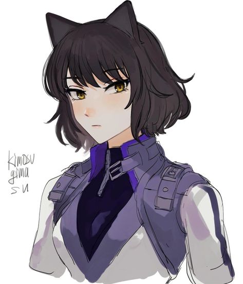 Rwby Qrow, Rwby Bumblebee, Rwby Blake, Red Like Roses, Rwby Characters, Rwby Comic, Blake Belladonna, Team Rwby, Rwby Fanart