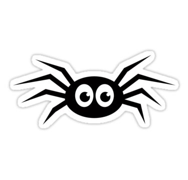 Cute cartoon spider sticker Drawing Spider, Spider Sticker, Save Water Poster Drawing, Spider Cartoon, Spider Clipart, Cartoon Spider, Spider Illustration, Spider Drawing, Cartoon Halloween