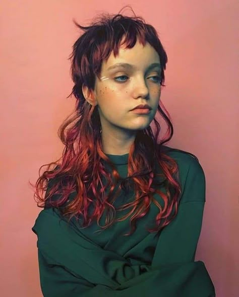 Mullet Haircut, Photographie Portrait Inspiration, Face References, Face Reference, Hair Blog, Mullet Hairstyle, Hair Reference, Grunge Hair, Portrait Inspiration