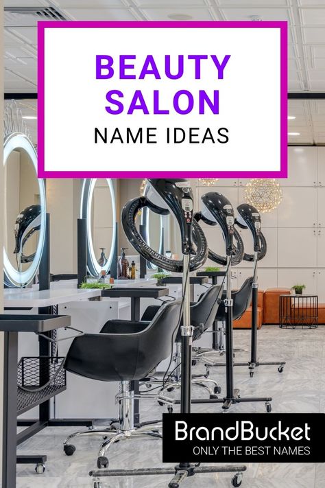 This curated and catchy list of beauty salon business name ideas will give you the inspiration you need to get started with your own beauty salon business. Find 50+ catchy brand names for beauty salons that will help you give your customers the pampering they deserve. Check out the name ideas now! beauty business names ideas, beauty salon names, beauty salon names ideas, beauty salon names unique, beauty salon names ideas business hair, salon names, salon names ideas, salon names ideas business Beauty Parlour Names Ideas, Cute Salon Names, Beauty Shop Name Ideas, Hair Salon Names Ideas Unique, Salon Names Ideas Business, Beauty Salon Names Ideas Logo, Beauty Salon Names Ideas Unique, Beauty Salon Names Ideas, Unique Beauty Salon Names