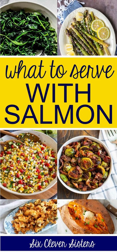 Baked Salmon Sides Dishes, Salmon And Side Dishes, What To Serve With Smoked Salmon, Side Dishes To Go With Salmon, Best Side Dishes For Salmon, Salmon Accompaniments, What To Have With Salmon, Sides With Salmon Dishes, What Goes Well With Salmon