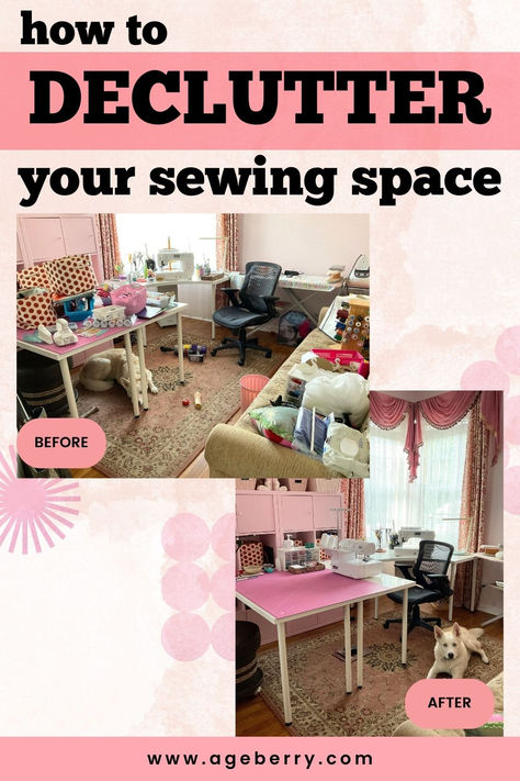 Are you drowning in a sea of fabric and thread? Can't find your seam ripper for the life of you? It's time for decluttering your sewing room! Join me on a hilarious and heartfelt journey as we tackle the clutter that's taken over our beloved sewing space. We'll laugh, we might cry (over that silk we've been too scared to snip into), and together, we'll discover the joy of a well-organized sewing room. How To Store Sewing Patterns, Sewing Room Layout, Organizing Crafts, Get Rid Of Stuff, Quilt Room, Sewing Storage, Sewing Room Organization, Sewing Room Ideas, Quilting Room