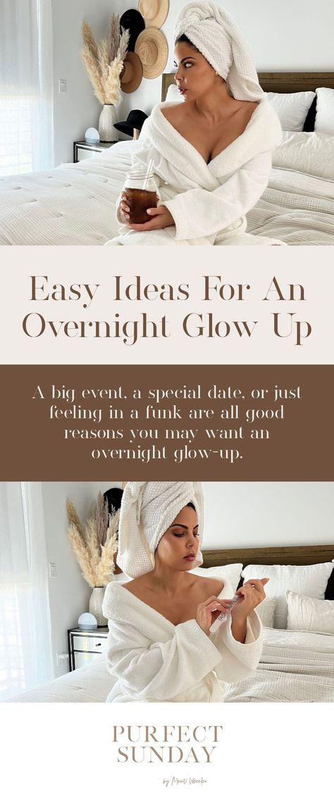 Self care is something that is constantly overlooked, but it can truly work wonders! Both your mental health as well as your overall confidence will have a boost with these tips for an overnight glow up! These are all super easy ideas that will have you feeling pampered and amazing overnight. Over Night Glow Up Tips, Overnight Glow Up, Overnight Beauty Tips, Pedicure Soak, Overnight Beauty Hacks, Overnight Skin Care, In A Funk, Winter Arc, Healthy Life Hacks