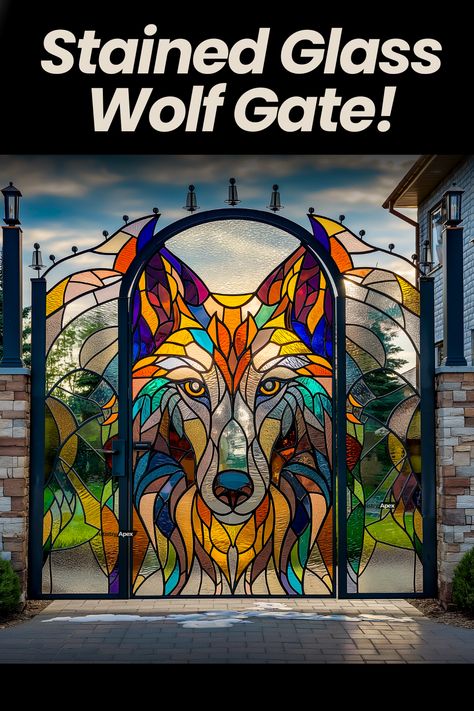 Discover how stained glass gates can transform any entrance into a stunning focal point. Learn about their history, artistry, and the unique charm they bring to homes and gardens. #StainedGlass #HomeDecor #ArtisticEntrances Glass Art Design, Beautiful Entryways, Gate Designs, Medieval Period, Stained Glass Designs, Whimsical Garden, Homes And Gardens, Gate Design, Stained Glass Art