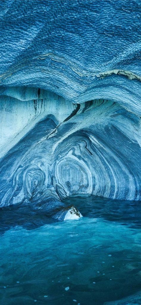 Marble Caves #MarbleCaves #100mostbeautifulplacestovisit #Patagonia #Argentina-ChileBorder #iPhone11Wallpaper Iphone 11 Wallpapers, Marble Caves, Patagonia Chile, Poster Photo, Live Wallpaper Iphone, American Travel, Buy Posters, Wallpaper Cave, Rock Formations