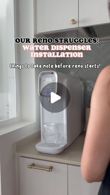 ourkozykorner on May 5, 2024: "if you’re planning to install a water dispenser, it’s worth taking some time to think through how exactly it will be installed. We ov...". How To Hide Water Dispenser In Kitchen, Counter Top Water Dispenser, Water Dispenser Ideas Kitchens, Water Dispenser Cabinet Ideas, Countertop Water Dispenser, Filtered Water Dispenser, Sales Agent, Hot Water Dispensers, Drain Pipe