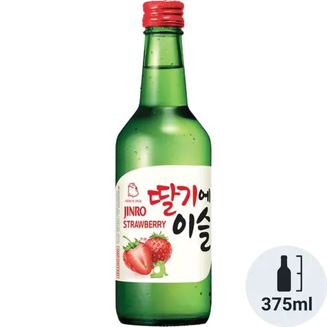 Strawberry Soju, Types Of Alcoholic Drinks, Jinro Soju, Korean Soju, Korean Drinks, Shochu, Cocktail Mix, Alcohol Content, Green Grapes