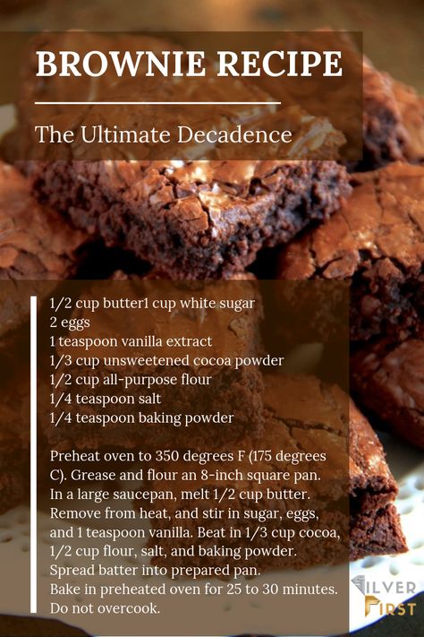 Ultimate Brownie Recipe, Bad Christmas, Resepi Biskut, Best Brownie Recipe, Brownies Recipe Homemade, Homemade Cookbook, Cookie Recipes Homemade, Makanan Diet, Brownies Recipe Easy