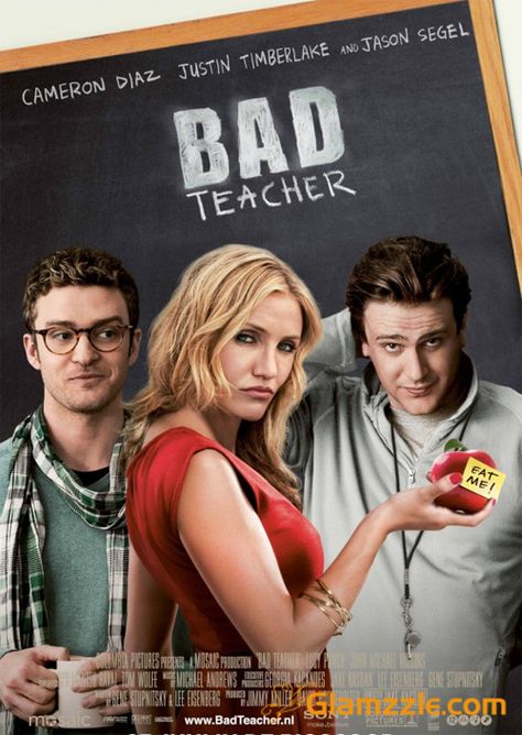 Funny movie if you can get past all the horrible language... Bad Teacher Movie, Cameron Diaz Bad Teacher, To Her, Little Dorrit, Teacher Posters, Bad Teacher, Jason Segel, 2011 Movies, Enough Money