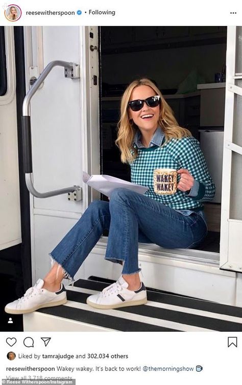 Reece Witherspoon Style, Reese Witherspoon Instagram, Reece Witherspoon, Reese Witherspoon Style, Kristen Stewart Style, Keds Style, Instagram Videos, Draper James, Reese Witherspoon