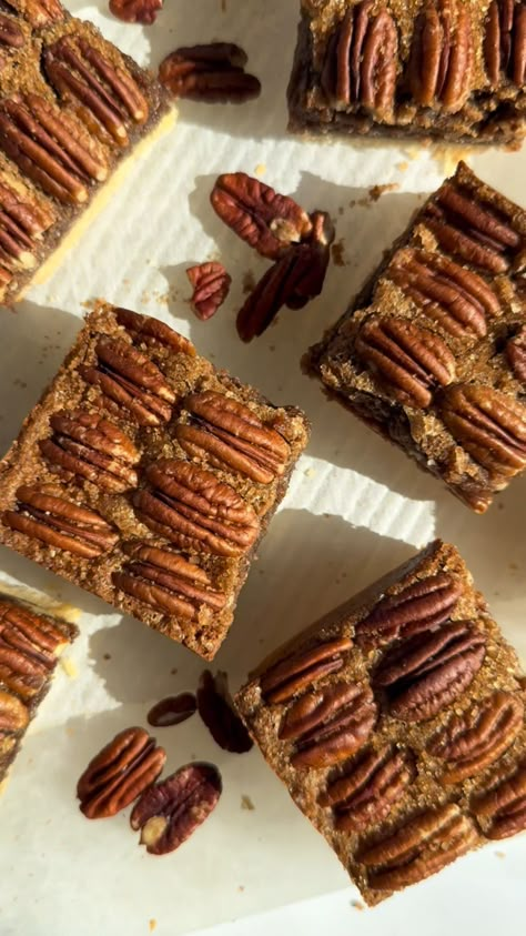 Pecan Frangipane Bars, Pecan Frangipane Tart, Frangipane Cookies, Pecan Frangipane, Bars With Shortbread Crust, Croissant Rolls, Baked Bars, Almond Filling, Pecan Filling