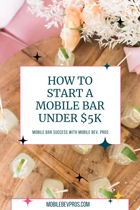 In this episode, Sarah tells us how to start a mobile bar business under $5k. She shares her own story on starting with only $200 back in 2016 and gives us the math behind how you can start your own mobile bar business without a huge cash outlay. If you're considering starting a mobile bar business, or maybe you've started and you're doubting your decision, this episode is for you. Mobile Bar Layout, Mobile Trailer Business Ideas, Mobile Bar Menu Ideas, Mobile Bar Set Up Ideas, Mobile Bar Stand, Mobile Charcuterie Business, Mobile Bar Diy, Mobile Beer Bar, Mobile Bar Checklist