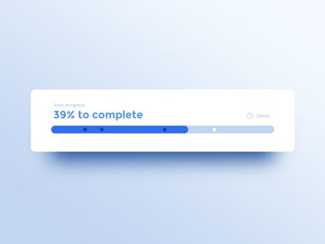 086 DailyUI  Progress Bar by Adrien Gervaix #Design Popular #Dribbble #shots                                                                                                                                                                                 More Progress Bar Ui Design, Progress Bar Ui, Application Ui Design, Onboarding Ui, Ui Design Mobile, Tablet Ui, Survey Design, Ui Design Dashboard, Blond Amsterdam