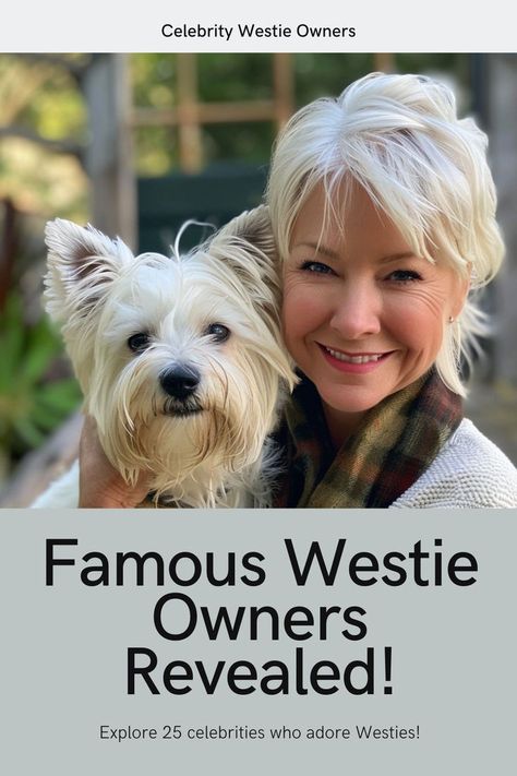 Famous Westie Owners Revealed (25 Pictures) Westie Dogs West Highland Terrier, Funny Westies, Westies Dogs, Paula Zahn, Westie Puppies For Sale, West Highland Terrier Puppy, Best Small Dog Breeds, West Terrier, Rob Schneider