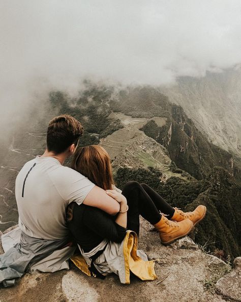 PEYTON RAINEY BYFORD (@peytonrbyford) on Instagram: “Just looking out over Machu Picchu below ⛰” Proposal Quotes, Couple Travel Photos, Travel Pose, Clean Motivation, Motivation Exercise, Romantic Proposal, Exercise Motivation, Healthy Motivation, Confidence Quotes