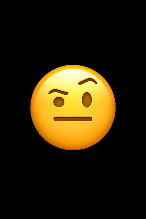 The 🤨 Face With Raised Eyebrow emoji depicts a face with one eyebrow raised higher than the other, giving the impression of skepticism or disbelief. The eyes are open and looking straight ahead, and the mouth is closed with a slight frown. The overall expression is one of mild confusion or suspicion. The emoji is typically yellow, but may vary in color depending on the platform or device used. One Eyebrow Raised Emoji, Raising Eyebrows Face Meme, Costumized Emojis, Confused Emoji Faces, Cool Emoji Faces, Eyebrow Raise Drawing, Apple Emoji Png, Confused Emoji, Iphone Emoji Png