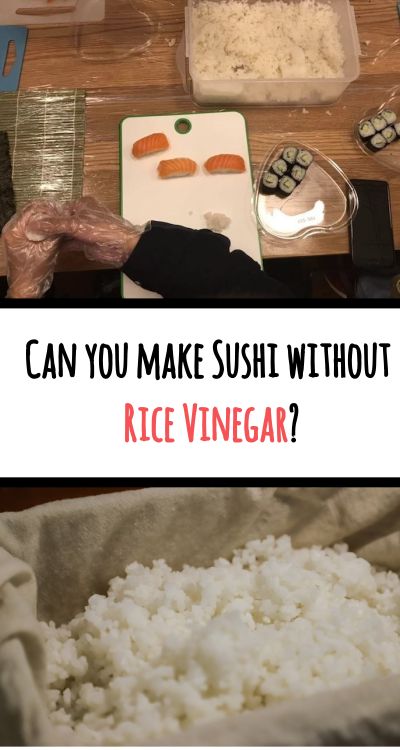 Rice Vinegar Substitute, Sushi Rice Without Rice Vinegar, Substitute For Rice Vinegar, Sushi Without Rice, Easy Homemade Sushi, Sushi Rice Recipes, Sushi Vinegar, Sushi Ingredients, Make Sushi