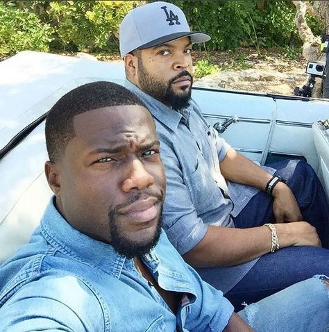 Kevin Hart & Ice Cube - stars of Ride Along 2 Ice Cube Rapper, Rap Music Hip Hop, Vintage Black Glamour, Black Actors, Black Hollywood, Gangsta Rap, Hip Hop Art, Kevin Hart, Hip Hop Culture