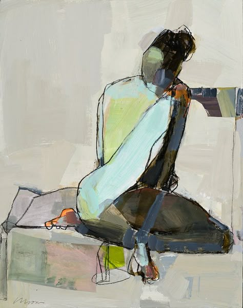 Lisa Noonis, Abstract Figure Painting, Abstract Figure Art, Abstract Figures, Figurative Abstract, Figurative Artwork, Figure Art, Arte Inspo, Figurative Painting