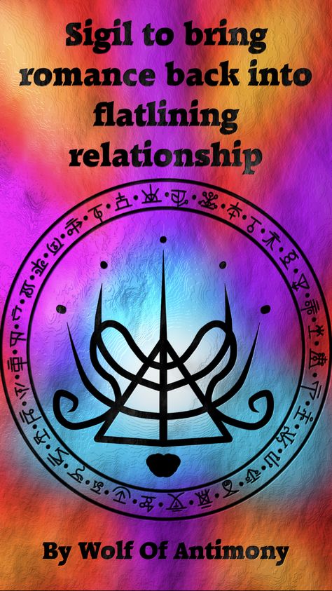 Sigil For Relationships, Romance Sigil, Relationship Sigil, Wolf Of Antimony, Symbols Of Protection, Talisman Symbols, Protection Tattoo, Magick Symbols, Sigil Tattoo