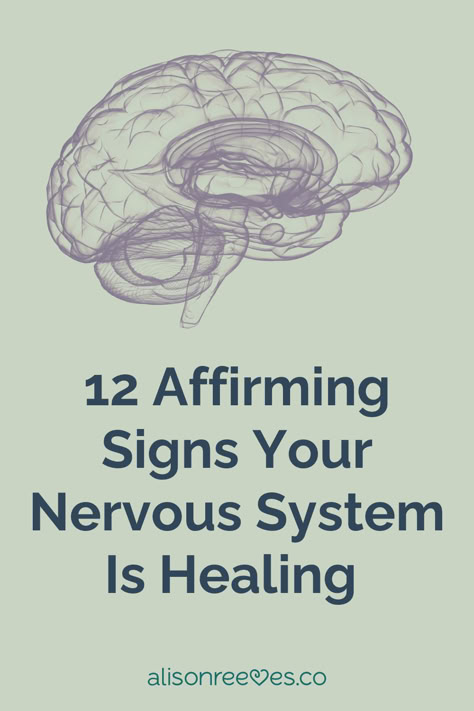 If you’ve been on an intentional self development journey, you might be wondering: what are the signs your nervous system is healing?  In the labyrinth of our intricate physiology lies the nerve center of our body. The nervous system acts as our body’s control system. But its balance can be disrupted by chronic stress, lingering echoes of traumatic experiences, childhood trauma, mental health issues, natural disasters, and more. Crystals For Nervous System, Heal Your Nervous System, Nervous System Regulation Techniques, Healing The Nervous System, Healing Your Nervous System, Healing Nervous System, How To Heal Your Nervous System, Heal Nervous System, Regulate Nervous System