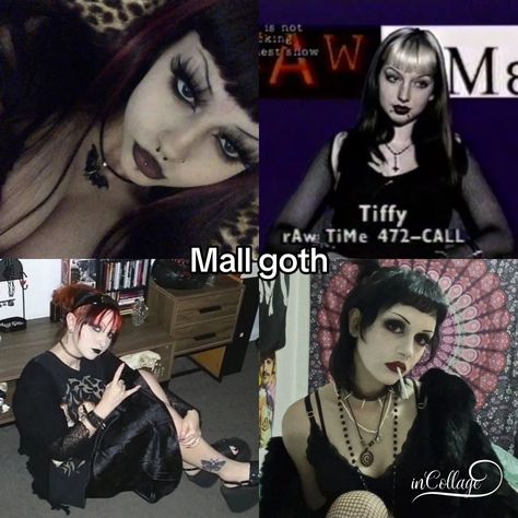 What's your favorite type of goth? 🦇🖤🦇 . Credit: y0u.c4nt.c4tch.m3.n0w Mall Goth Hair, Mall Goth Makeup, Mall Goth Aesthetic, Gothic Subculture, Types Of Goth, Goth Fits, Goth Stuff, Goth Outfit Ideas, Gothic Culture