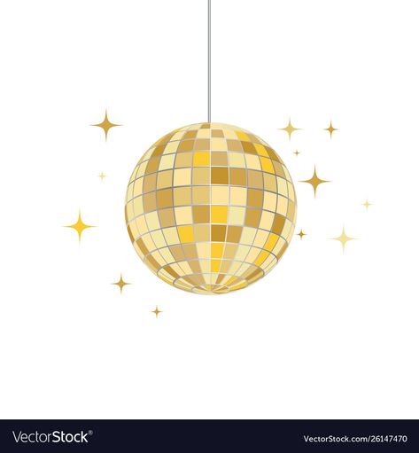 Disco Ball Icon, Disco Ball Vector, Ball Vector, Window Mural, Yellow Mirrors, Ball Drawing, Anniversaire Harry Potter, Circle Drawing, Vector Icons Illustration