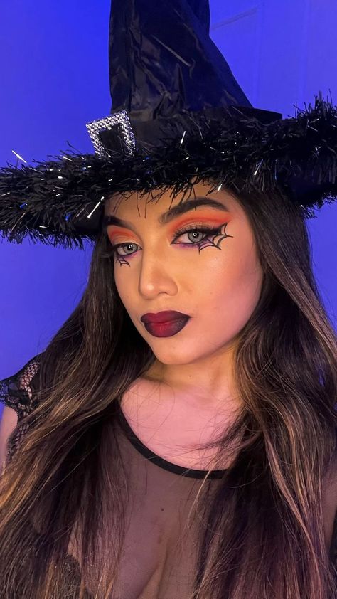 Halloween Makeup Witch, Halloweenský Makeup, Holloween Makeup, Halloween Makeup Pretty, Witch Makeup, Halloween Eye Makeup, Halloween Makeup Inspiration, Halloween Eyes, Cool Makeup Looks