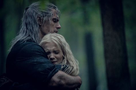 Geralt And Ciri, The Witcher Series, Witcher Wallpaper, Witcher 2, The Witcher Geralt, The Witcher Books, Witcher Art, Yennefer Of Vengerberg, Film Anime