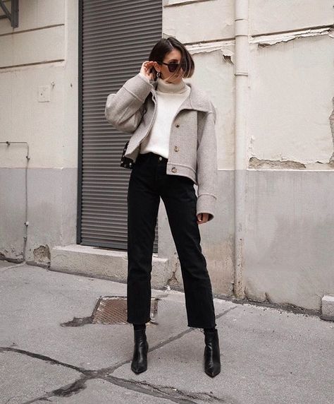 Minimal Stil, Winter Mode Outfits, Look Adidas, Looks Pinterest, Winter Mode, Outfit Jeans, Vogue Australia, Looks Street Style, Layering Outfits